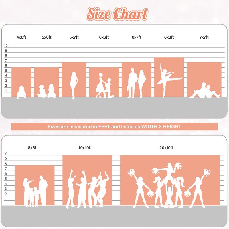 PartyDelight Rose Gold Sequin Backdrop 6x7ft - High Density 3mm Shimmer Sequin Background with 4-Inch Rod Pocket Sparkly Photography Curtain for Birthday, Wedding, Bridal Shower & Live Decor - Image 4